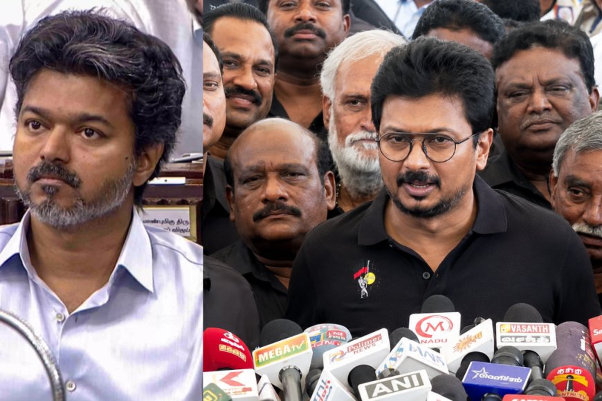 தைரியம் இருந்தா பதில் சொல்லட்டும் .... விஜய்க்கு சவால் விட்ட உதயநிதி!