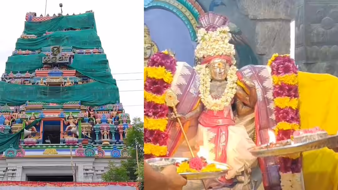 குமரக்கோட்டம் முருகன் கோவிலில் குவிந்த பக்தர்கள்... நேர்த்திக்கடனாக காவடி