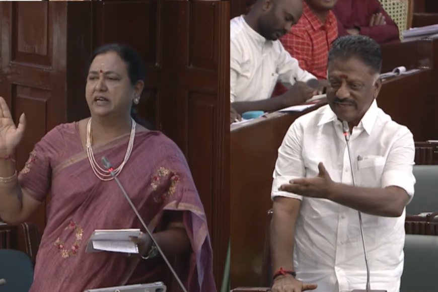 அண்ணியாரும் தண்ணீரும்... ஓபிஎஸூடன் ஓயாத பிரச்னை... சட்டமன்றத்தில் கலகல..!