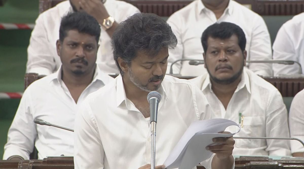 தமிழ்த்தாய் வாழ்த்தின் பெருமையில் சமரசம் இல்லை; சட்டசபையில் கெத்தாக பேசிய முதல்வர் விஜய்