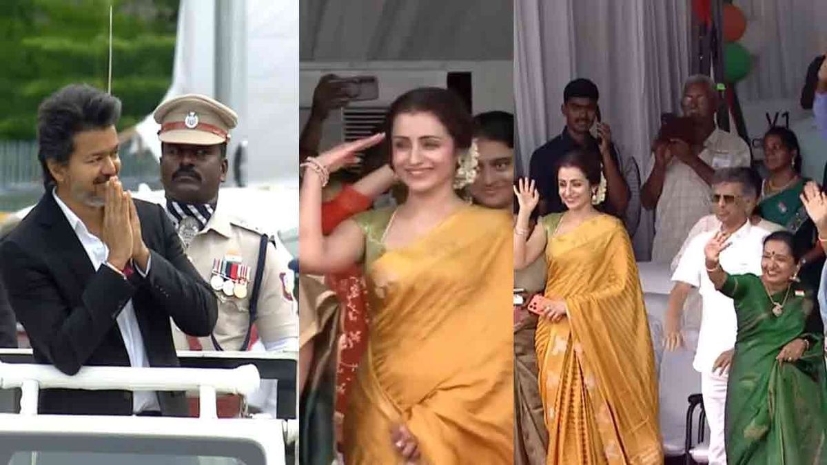 சுதந்திர தின விழாவில் நடிகை திரிஷா பங்கேற்பு!