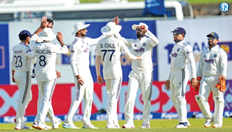 காலே டெஸ்ட் விறுவிறுப்பு; வெற்றிப்பாதையில் இந்தியா: இலங்கை 4 விக்கெட் இழந்து தடுமாற்றம்