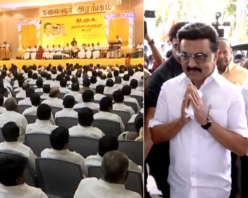 திமுக தலைவர் மு.க.ஸ்டாலின் தலைமையில் திமுக செயற்குழு கூட்டம்.!
