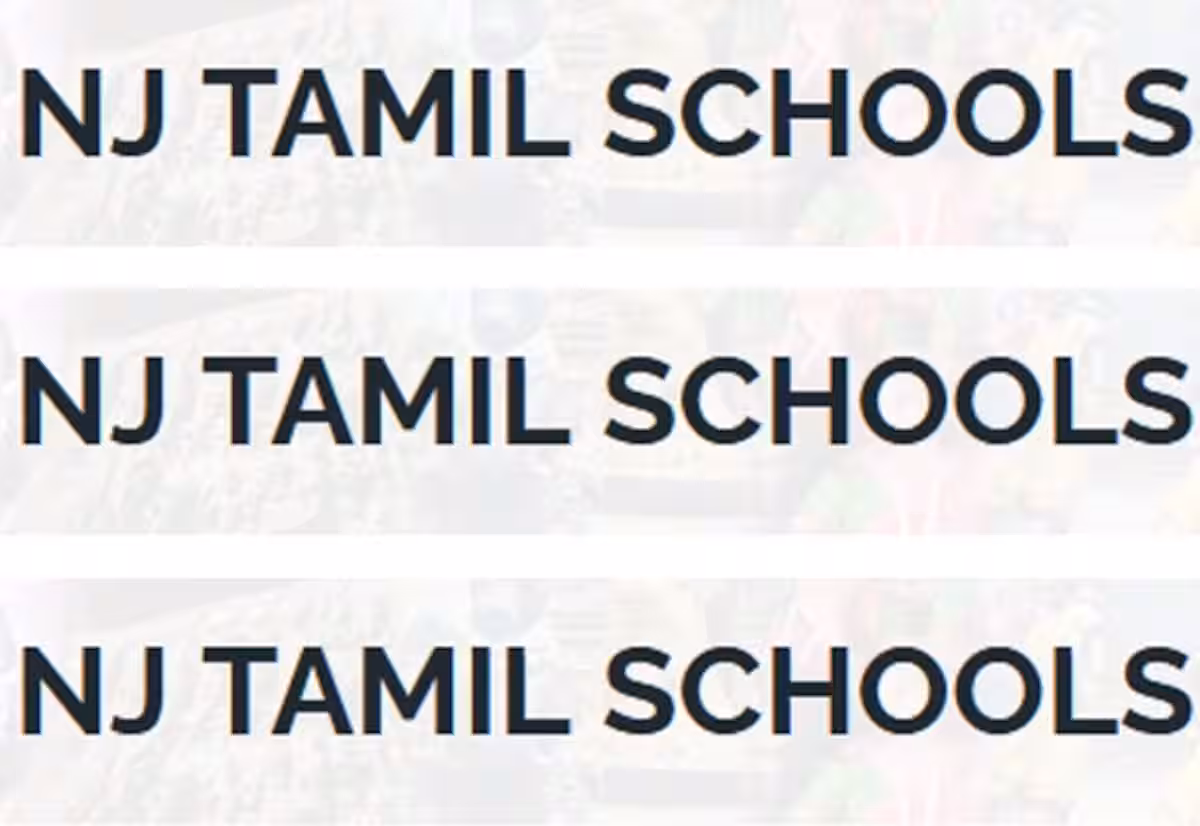 NJ திருவள்ளுவர் தமிழ் பள்ளி, பார்சிப்பனி (Parsippany), NJ