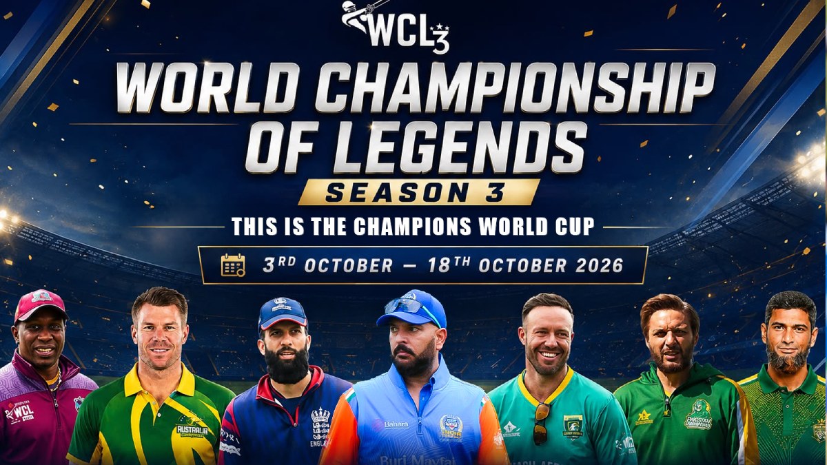 WCL 2026: உலக சாம்பியன்ஷிப் லெஜண்ட்ஸ் தொடர் எப்போது? எங்கு நடைபெறும்?