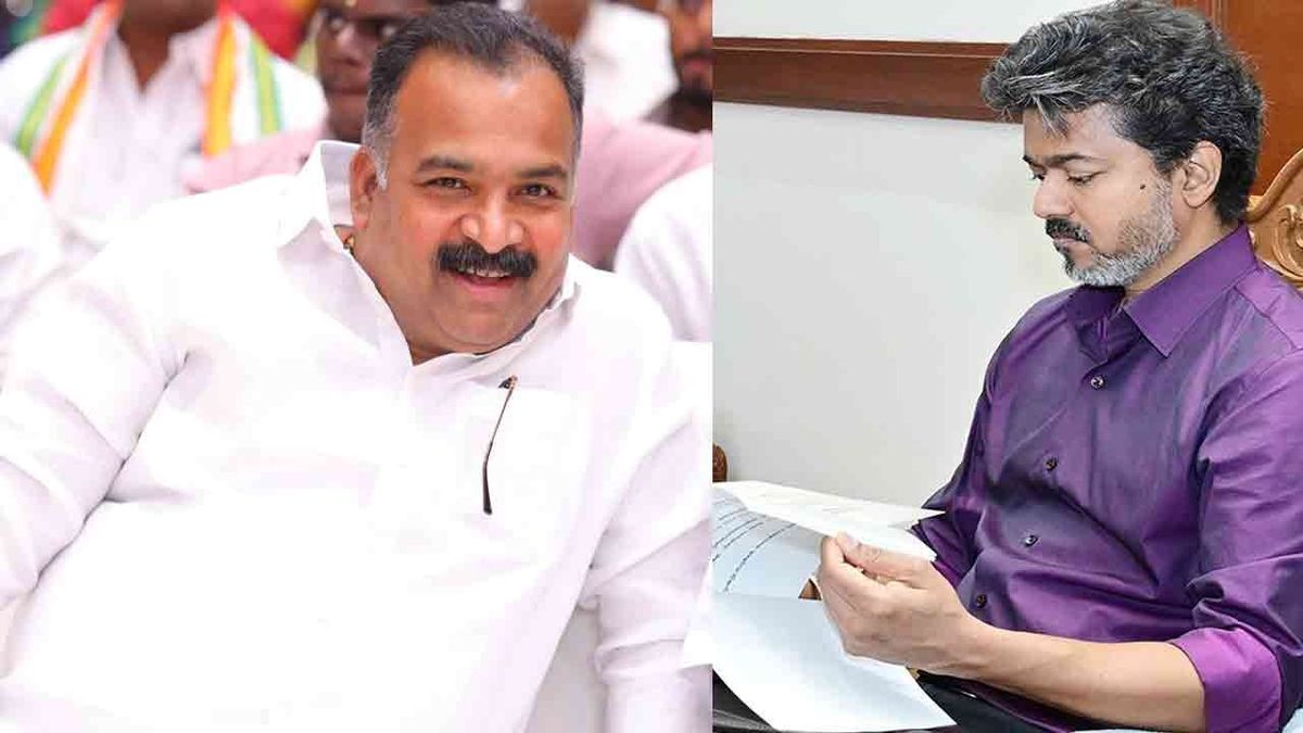 முதல்வர் விஜய்யுடன் மாணிக்கம் தாகூர் திடீர் சந்திப்பு!