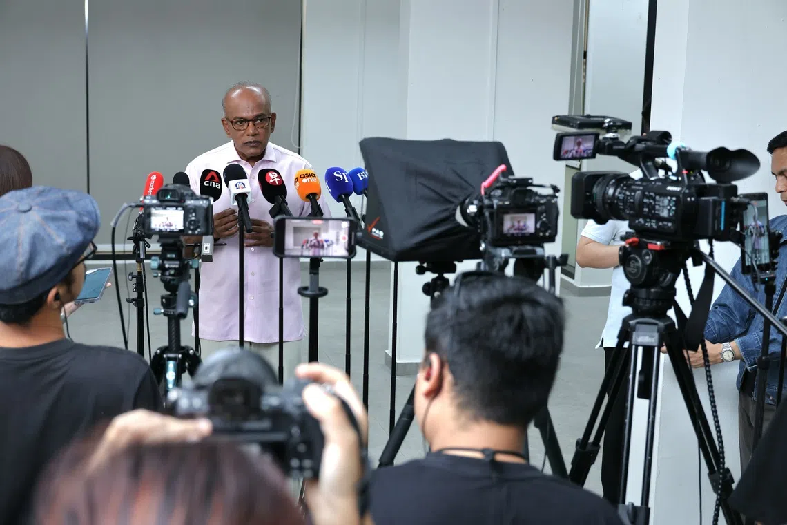 வர்த்தக முதலீட்டு முடிவுகளில் அரசாங்கத் தலையீடு இல்லை: மூத்த அமைச்சர் சண்முகம்