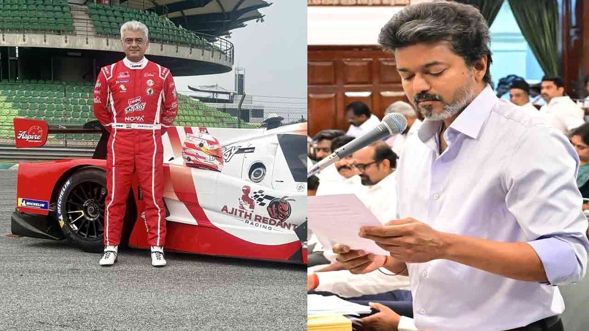 நடிகர் அஜித் பங்கேற்கும் கார் பந்தயத்தைத் தொடங்கி வைக்கும் முதல்வர் விஜய்!