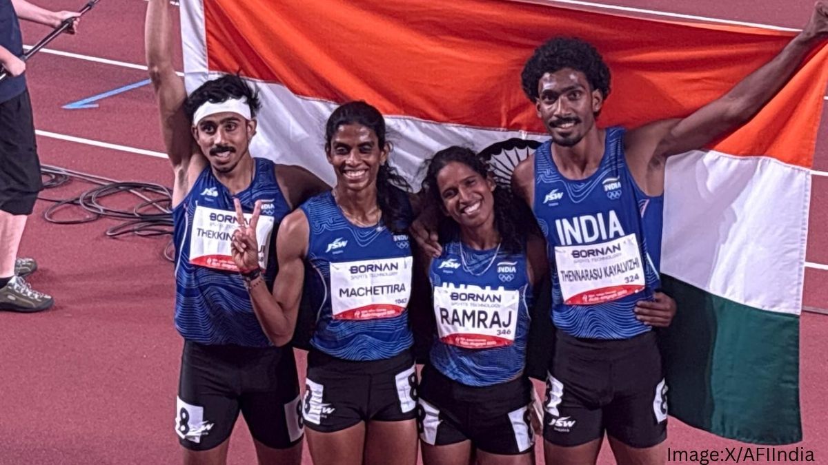 0.08 வினாடியில் த்ரில் வெற்றி.. 4x400 ரிலேவில் இந்தியாவுக்கு வெள்ளி.. ஆசிய விளையாட்டில் அசத்தல்