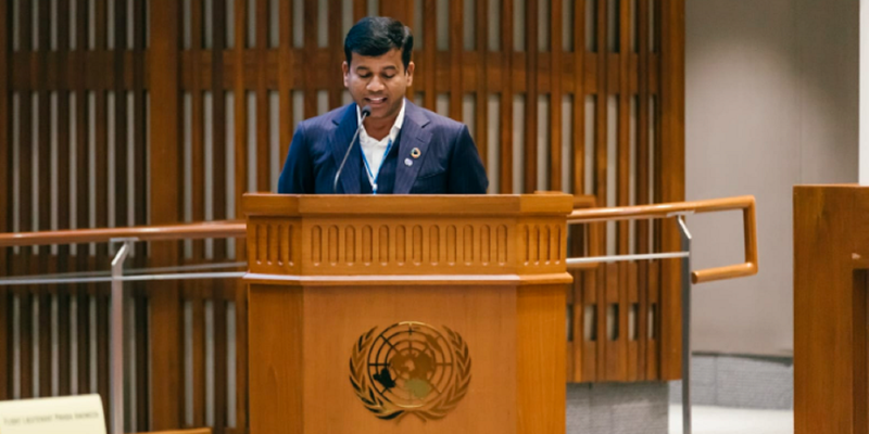 ‘ஐ.நா. மாநாட்டில் ஒலித்த தமிழ் குரல்’ - நிலையான வளர்ச்சி; நீடித்த நல்வாழ்வு