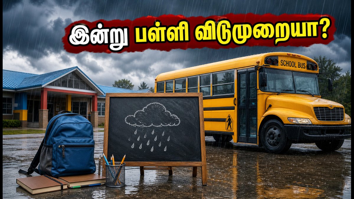 கனமழை எச்சரிக்கை: இன்று பள்ளி விடுமுறையா? மாவட்ட ஆட்சியரின் முக்கிய அறிவிப்பு இதோ!