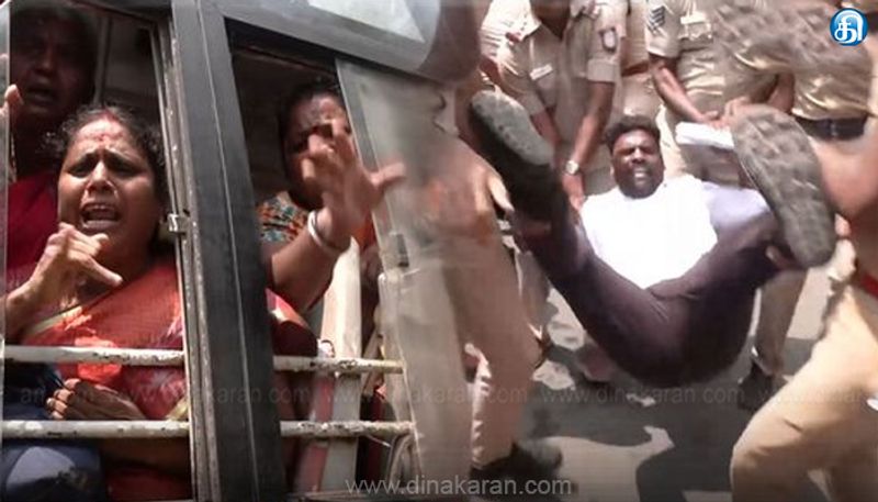 பல்நோக்கு மருத்துவமனை பணியாளர்கள் போராட்டம்: 450 பேர் மீது எழும்பூர் போலீசார் வழக்குப்பதிவு