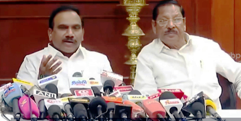 திருச்சியில் வீர வசனம் பேசிய முதலமைச்சர் ஜோசப் விஜய் சட்டமன்றத்தில் பேசத் தயங்குவது ஏன்? ஆ.ராசா எம்.பி. கேள்வி!