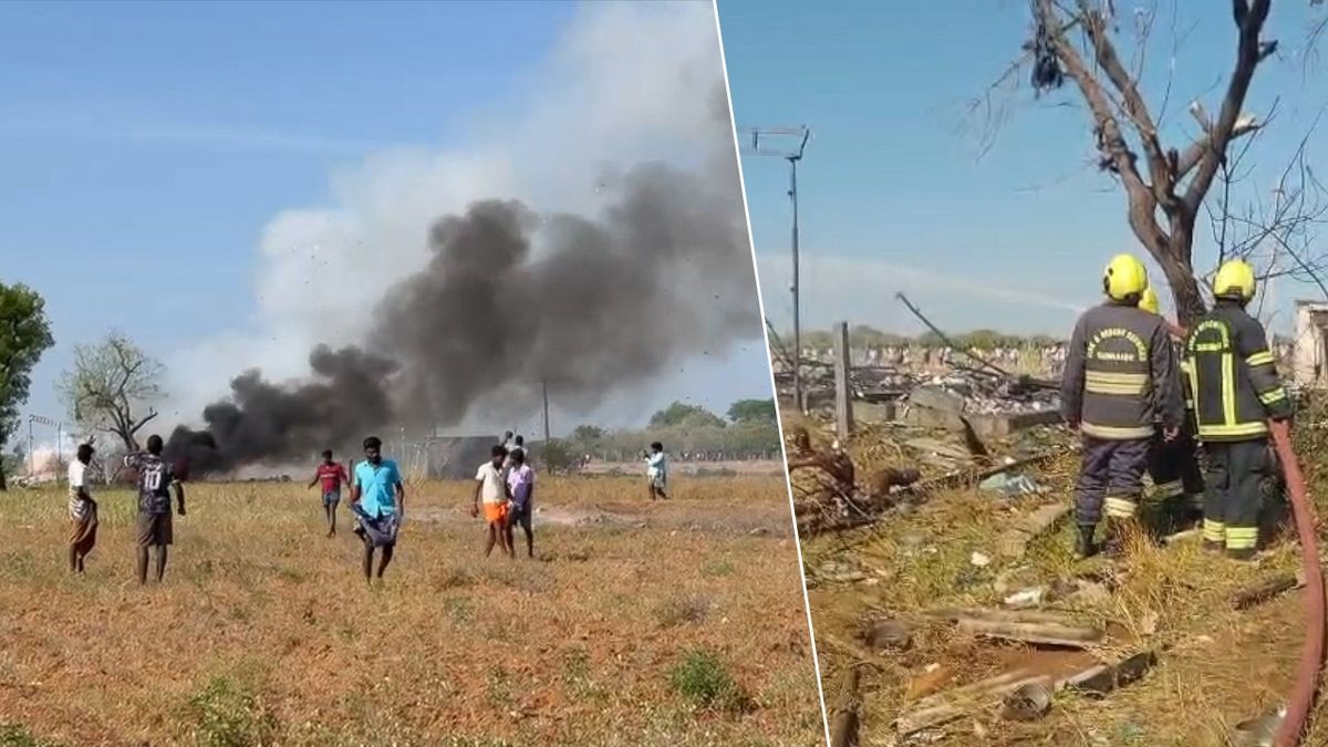 சட்டவிரோதமாக இயங்கி வந்த பட்டாசு ஆலையில் பயங்கர வெடிவிபத்து