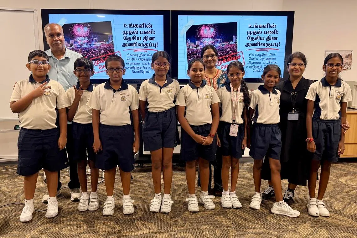 தமிழ் முரசு செய்திப் பிரிவை சந்தித்த டாமாய் தொடக்கப்பள்ளி மாணவர்கள்