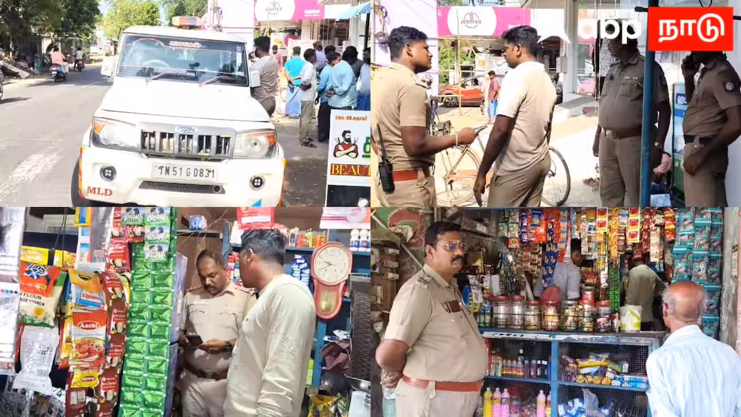 அடுத்து எந்த கடை? அச்சத்தில் வியாபாரிகள்... மயிலாடுதுறையில் நள்ளிரவில் களமிறங்கிய