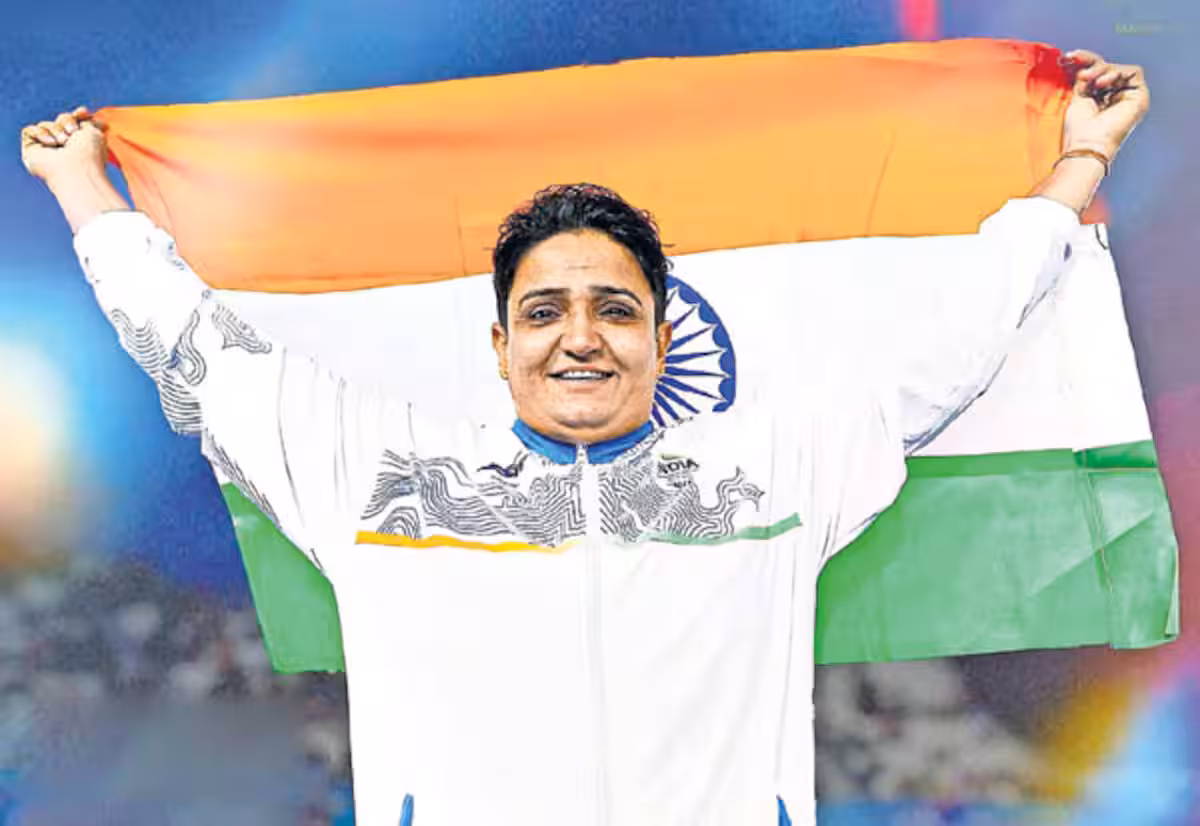 தங்கம் வென்று ஷர்மிளா சாதனை * காமன்வெல்த் பாரா விளையாட்டில்...