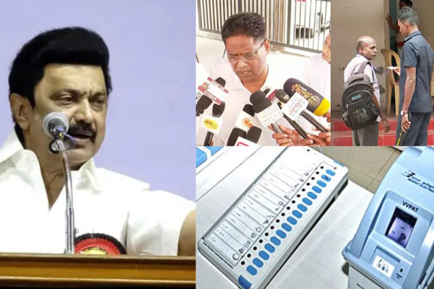 கொளத்தூர் தொகுதி : மின்னணு வாக்குப்பதிவு இயந்திரங்கள் ஆய்வு பணி தொடங்கியது...!