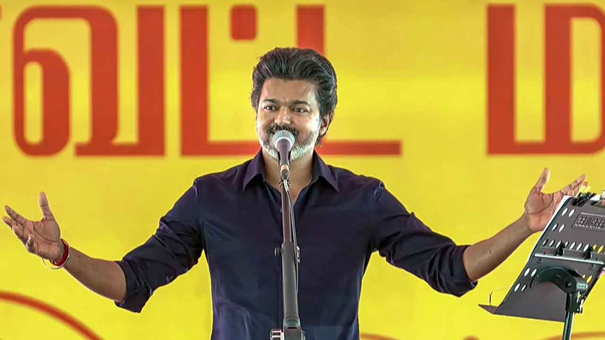 ''திமுகவை எதிர்க்க விஜய்க்கு உரிமை உண்டு... ஆனால் தமிழை எதிர்க்கலாமா?'