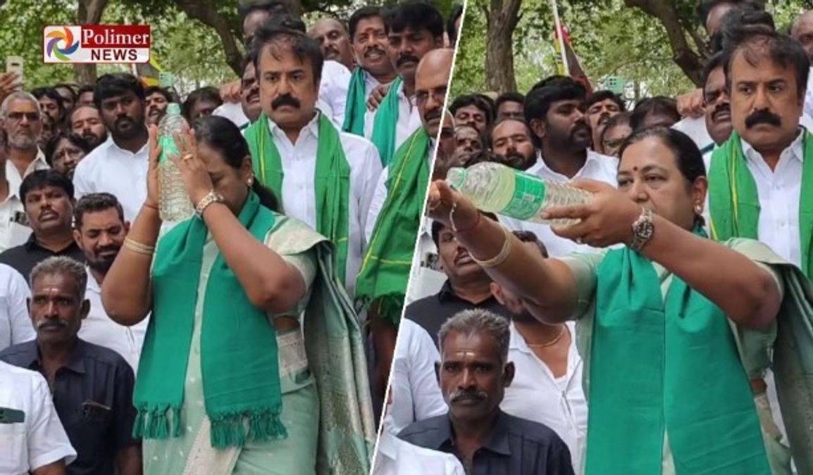 மேகதாது அணை திட்டத்திற்கு எதிராக தேமுதிக சார்பில் ஆர்ப்பாட்டம்..!