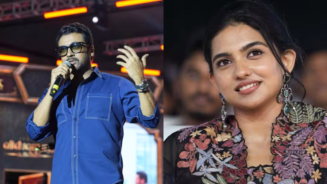 விஸ்வநாத் & சன்ஸ் படத்தில் தமிழ் டப்பிங் பேசிய மமிதா... மேடையில் சூர்யா பகிர்ந்த