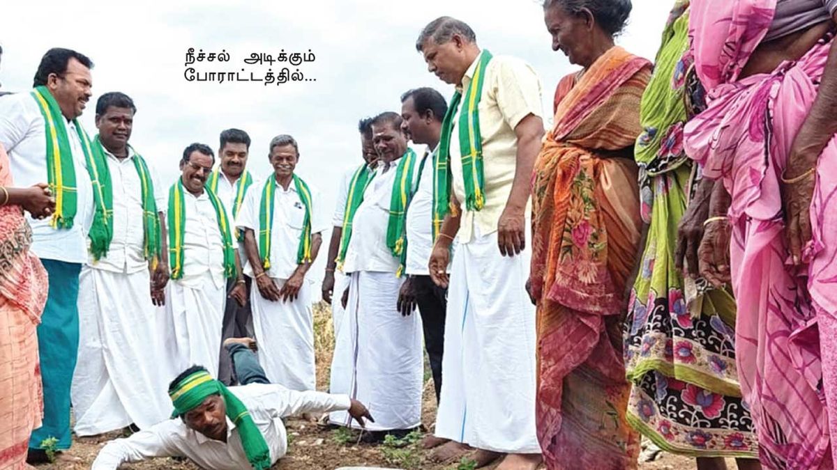 கர்நாடகாவிடம் போராடாமல் கைதுசெய்யப் போராடுகிறது த.வெ.க.!