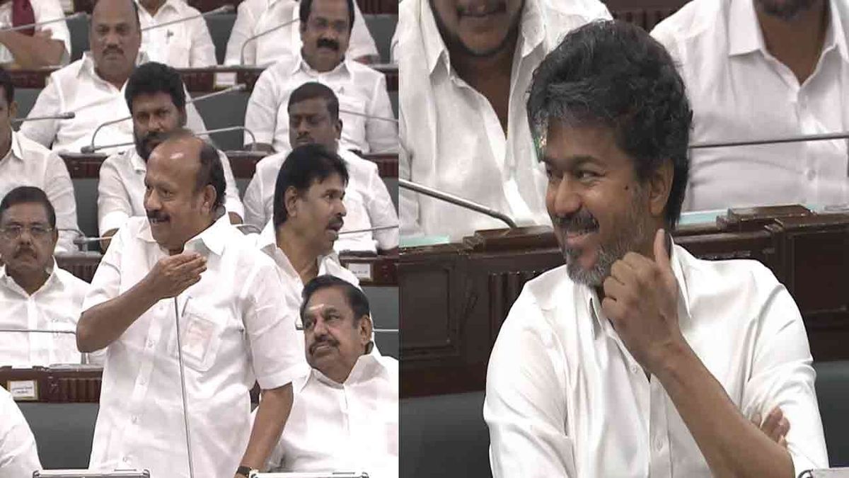 எம்.ஆர்.கே.பன்னீர்செல்வம் சொன்ன வார்த்தை; குலுங்கி குலுங்கி சிரித்த முதல்வர் விஜய்!