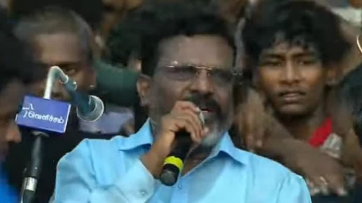 விசிக ஆளும் கட்சியாக மாறும்; தமிழ் தேசிய எழுச்சி மாநாட்டில் திருமாவளவன் பேச்சு
