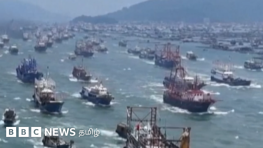 சுமார் 6000 படகுகள் ஒரே நேரத்தில் மீன் பிடிக்க புறப்பாடு