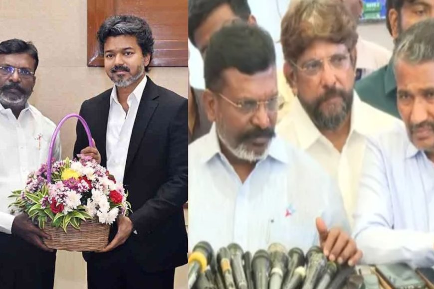 மாநாட்டை முடித்த கையோடு விஜய் சந்திப்பு.....ரகசியம் உடைத்த திருமா!