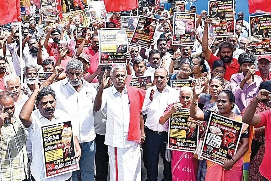 தமிழக அரசுக்கு கம்யூனிஸ்ட் கட்சிகளின் எதிர்ப்பு