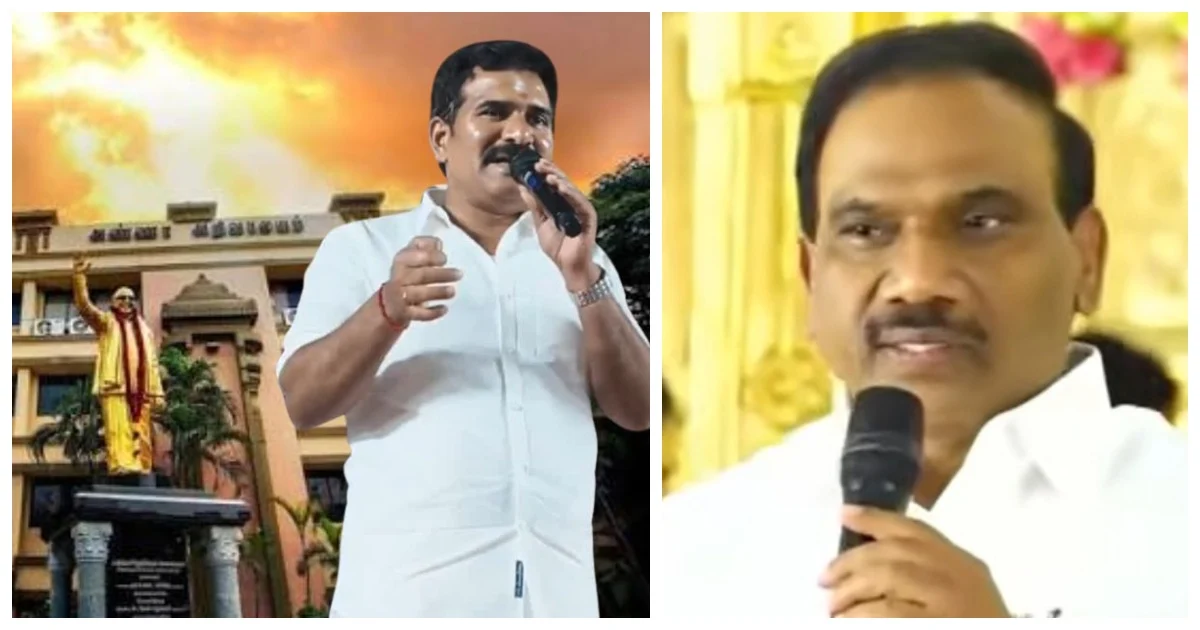 அமைச்சர் நிர்மல்குமாரின் ‘அறிவாலய’ பேச்சு.. விளாசிய ஆ.ராசா