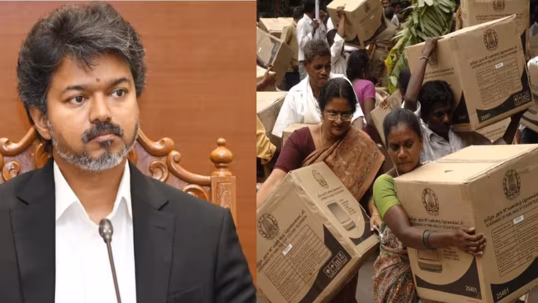 TVK vs DMK: கலர் டிவி உங்க அப்பா வீட்டுப் பணத்திலா கொடுத்தது? திமுக