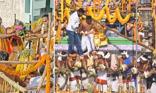 சேலம் ராஜகணபதி கோவில் கும்பாபிஷேகம் கோலாகலம்; பக்தர்கள் பரவசம்