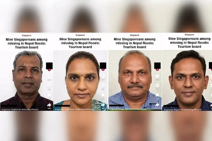 நேப்பாள வெள்ளப்பெருக்கில் காணாமல் போன சிங்கப்பூரர்களின் போலி ஏஐ படங்கள் பரவல், சிங்க‌ப்பூர் செய்திகள்