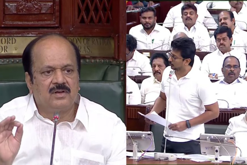 உதயநிதியை பாராட்டிய சபாநாயகர்....அப்படி என்ன பேசினார்?