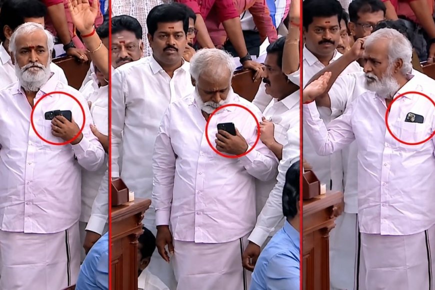 சபாநாயகர் முன் அமளி.. “எதை ரெக்கார்டு செய்தார் சேகர்பாபு?”... துரத்தும் கேள்விகள்!