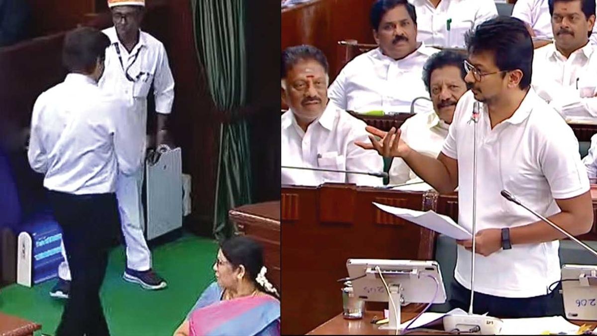 சட்டமன்றம் உதயநிதி அடிக்கும் சிக்ஸர்கள்!