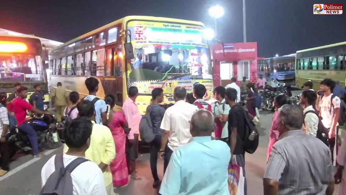 விடுமுறை முடிந்து சென்னை படையெடுக்கும் மக்கள்... சாலைகள், பேருந்து நிலையங்களில் நெரிசல்