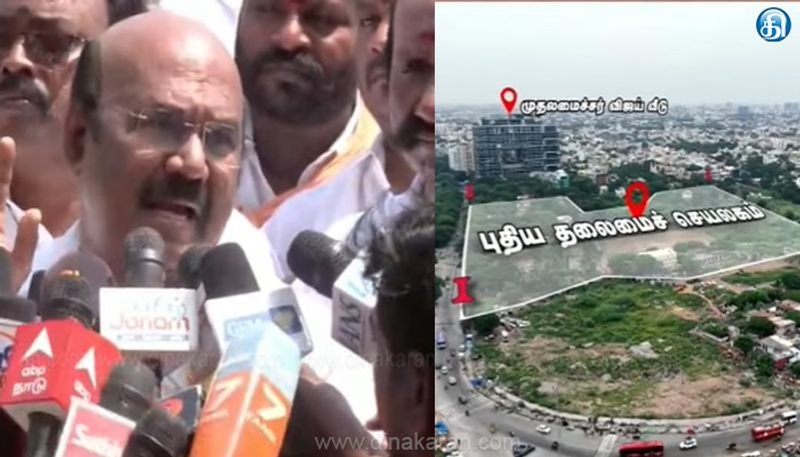 பட்டினப்பாக்கத்தில் தலைமைச் செயலகம் அமைந்தால் வாகன போக்குவரத்து முற்றிலும் முடங்கி விடும்: ஜெயக்குமார் பேட்டி