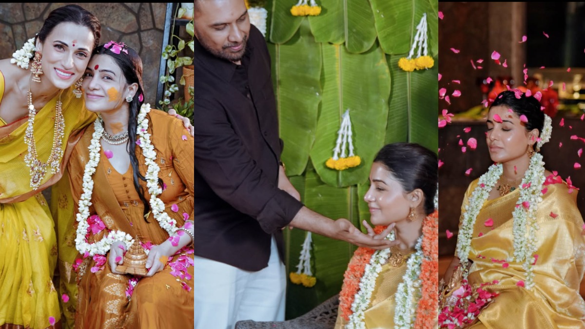 சமந்தாவிற்கு பாரம்பரிய முறையில் நடந்த ஆன்மீக வளைகாப்பு.. கையில் வைத்து இருக்கும் ஸ்ரீ யந்திரம்!
