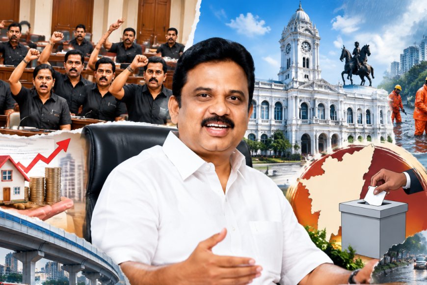 சென்னையின் வளர்ச்சிப் பணிகளுக்கு நிதி எங்கே?....வெடிக்கும் துணை மேயர் மகேஷ்குமார் !