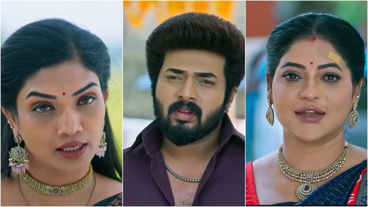 சாமுண்டீஸ்வரியை கொல்ல சந்திரகலா போடும் ஸ்கெட்ச்.. பழியை கார்த்தி மேல போட பிளான்.. கார்த்திகை தீபம்!