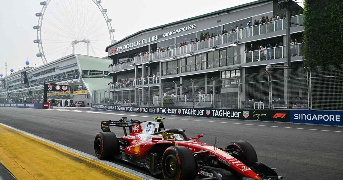 சிங்கப்பூர் F1 பந்தயம் தொடங்கியது: சீறிப்பாய்ந்த கார்கள்