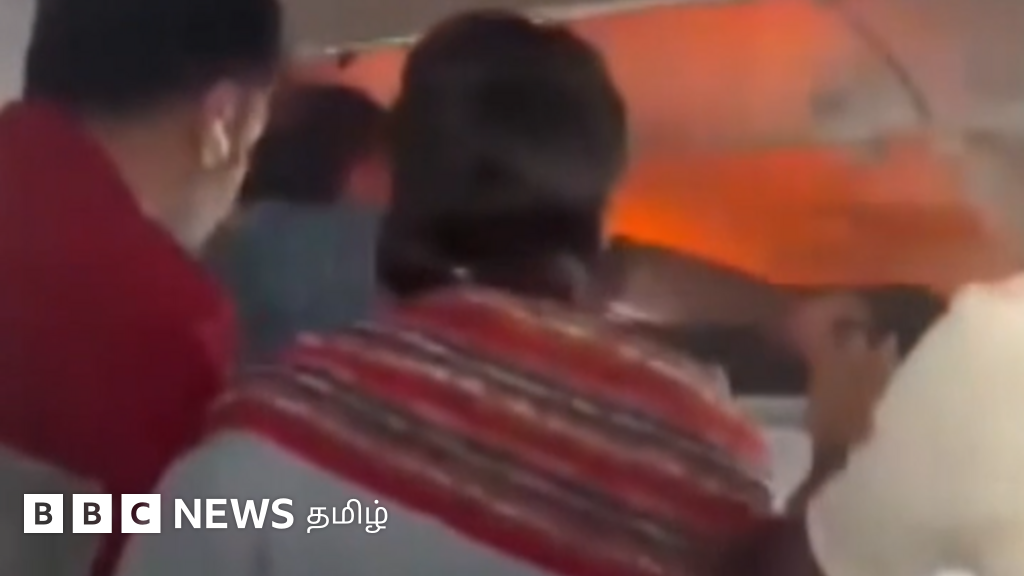 காணொளி: சென்னை வந்த விமானத்தில் தீ
