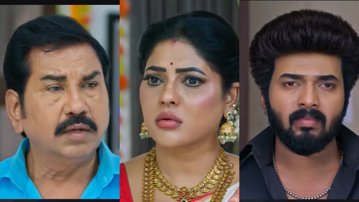 சாமுண்டீஸ்வரி வீட்டில் ரேஷன் அரிசி மூட்டை.. கார்த்திக் எடுத்த அதிரடி முடிவு.. கார்த்திகை தீபம்!
